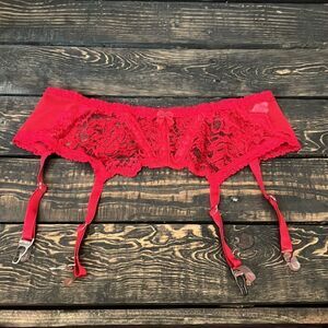 Shirley of Hollywood Vintage red Sexy Garter Sz-one size